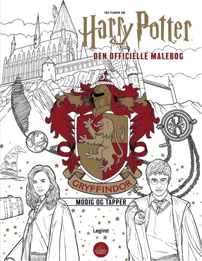Harry Potter Gryffindor Malebok 64 Sider Harry Potter Gryffindor Malebok 64 Sider