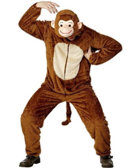 Ape Komplett Kostyme Strl M Ape Komplett Kostyme Strl M