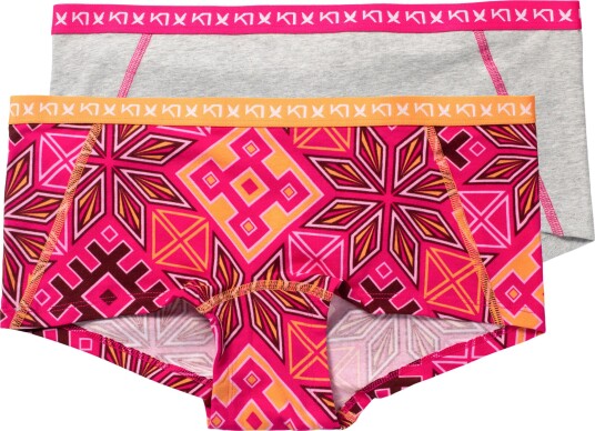 Kari Traa Women's Tina Hipster 2-pack Bright Pink L Kari Traa Women's Tina Hipster 2-pack Bright Pink L