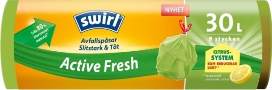 Avfallspåse Active Fresh 30L 12St Dfp