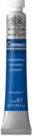 Winsor Newton Cotman akvarellfarge 8ml Ultramarin 660 Winsor Newton Cotman akvarellfarge 8ml Ultramarin 660