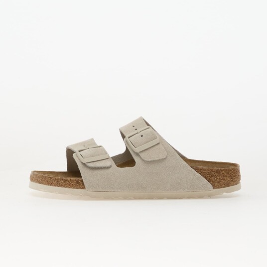 Joggesko Birkenstock Arizona Suede Leather Unisex Oyster EUR 40