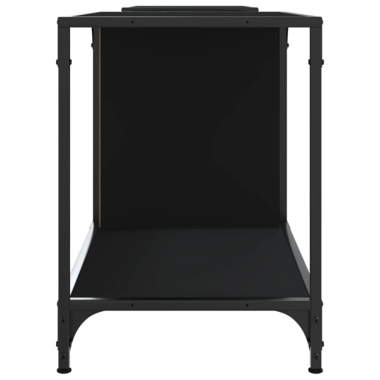 vidaXL TV-benk svart 203x37x50 cm konstruert tre 8721012193895