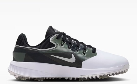 Nike Victory Pro 4 Nrg Oc26 Golfsko herre White Black Metallic Silver Fir