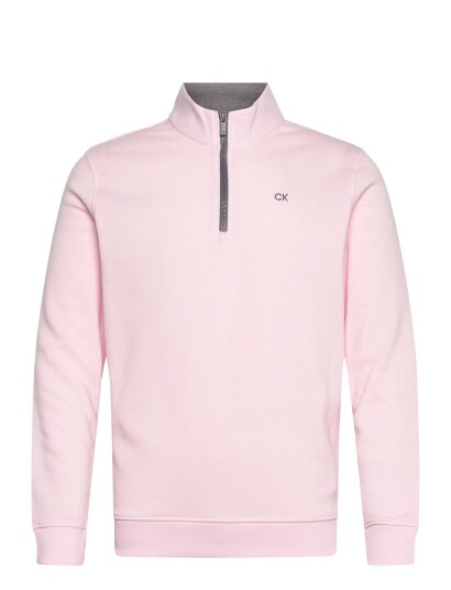 Calvin Klein Golf Rocky Half Zip Sweatshirt Pink S