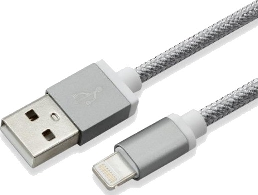Sbox Iph7-Gr Grå Usb A Lightning 1,5 M Hankjønn Hankjønn