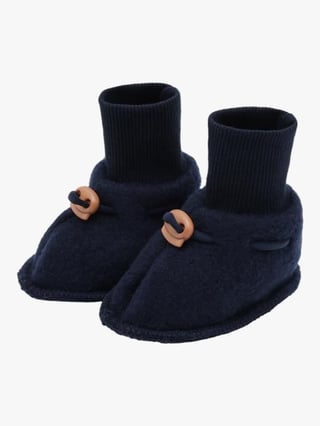 Hust and Claire Felice Sock Wool Blå 6 9M Hust and Claire Felice Sock Wool Blå 6 9M