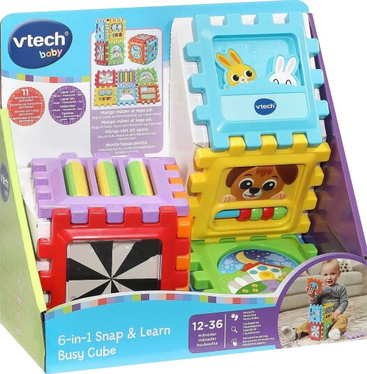 Vtech Vtech 6-In-1 Build & Learn Activity Cube MULTI One Size