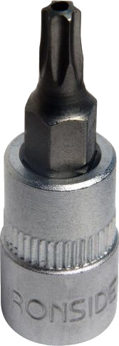 Ironside 116410 Bitspipe torx, med hull, 1/4" TX30, Håndverktøy