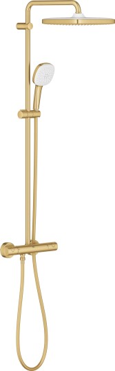 Grohe Tempesta System 250 Cube Dusjsystem Brushed Cool Sunrise, Baderom