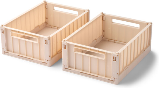 Liewood Weston Storage Box S 2 Pack Cream One Size Liewood Weston Storage Box S 2 Pack Cream One Size