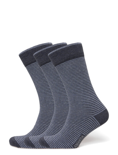 Amanda Christensen True Stripe Sock - Grey - 47-50