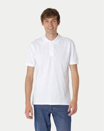 Neutral Organic Mens Classic Polo Hvit