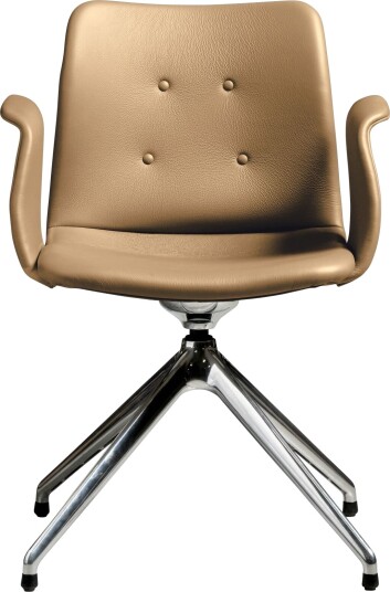 Sibast Furniture Bent Hansen Primum 4 stjerners Spisestuestol Polert stål/Zenso 3 261