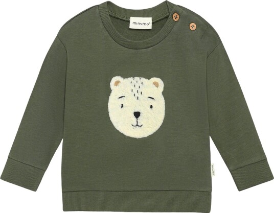 Minymo Sweatshirt Ls Khaki green 92