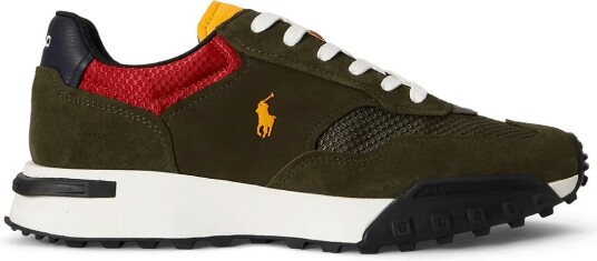 Polo Ralph Lauren Eldridge Suede Paneled Sneaker ESTATE OLIVE MULT 45 Polo Ralph Lauren Eldridge Suede Paneled Sneaker ESTATE OLIVE MULT 45