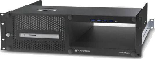 Sonnet Rack xMac Studio 3U Rack til 1xMac Studio og modul plass Sonnet Rack xMac Studio 3U Rack til 1xMac Studio og modul plass
