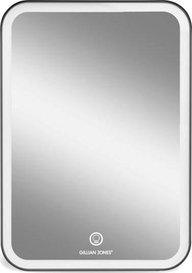 Gillian Jones Tablet mirror with LED and USB-C - Black