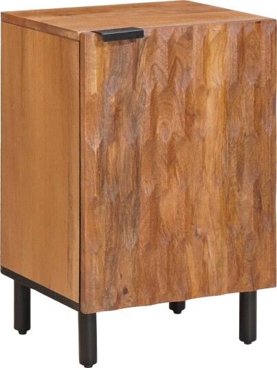 Baderomsskap med hylle Brun 38 x 33 x 58 cm Massiv mango tre
