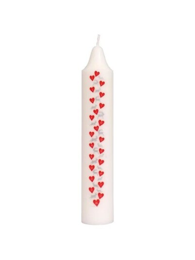 Asp Holmblad Kalenderlys "Reindeer & Hearts"   1 24