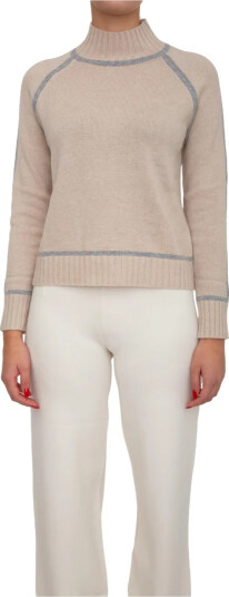 Max Mara Dame Strikkevarer Beige S, Max Mara Dame Strikkevarer Beige S,