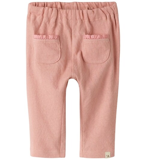 Lil" Atelier Bukser - Loose - NbfHalina - Rose Tan - Lil Atelier - 68 - Bukser - bomull - Rosa - 62