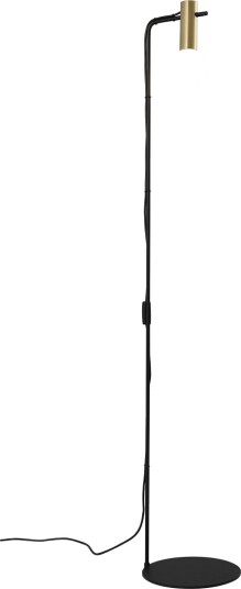 Nude 1 Gulvlampe  Høyde 144 Cm  Sort/Matt Gull