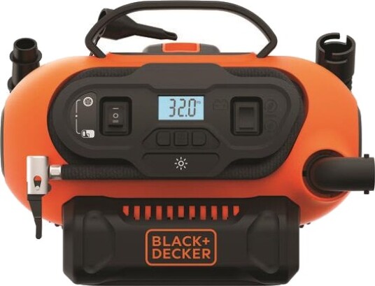 Black & Decker Kompressor BDCINF18N 160 PSI 18V AC/DC Uten batteri Black & Decker Kompressor BDCINF18N 160 PSI 18V AC/DC Uten batteri