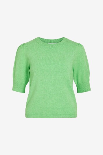 Vila Topp viRil 2/4 Sleeve O neck Grønn