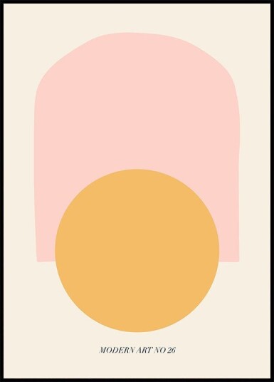 Modernabstract26 Ratioiso Poster Plakat / 50x70cm