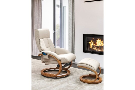 Massasjestol Force Beige Lys Tre