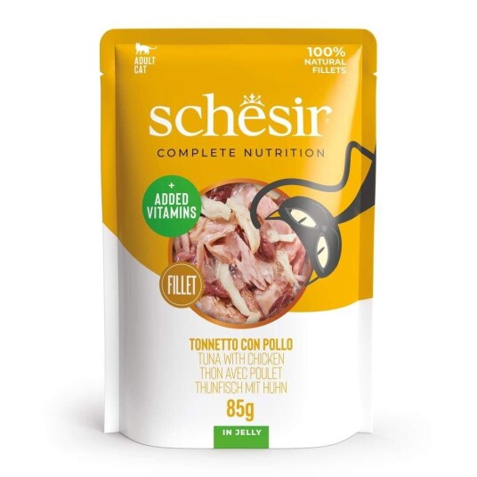 Schesir C&B Tunfisk Og Kylling I Gele 85G