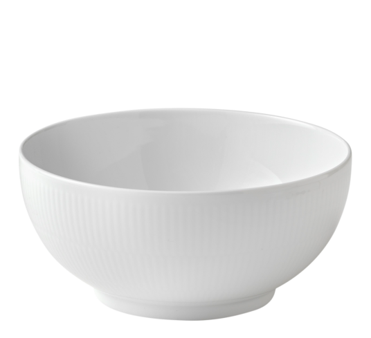 Royal Copenhagen White Fluted bolle Diameter 21 cm
