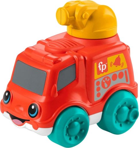 Fisher-Price Brannbil Gåvogn Med Klangespill & Roterende Brannslange 6+ Mnd