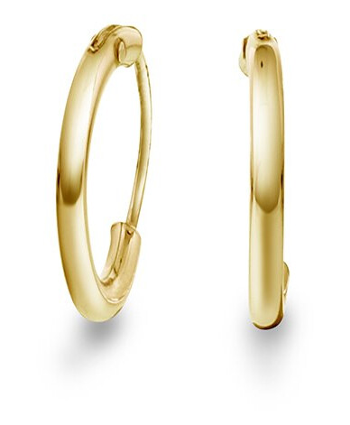 Pan Jewelry, Øreringer i forgylt 925 sølv