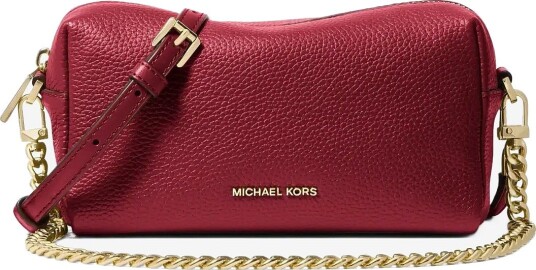 Michael Kors Sm Soft Xbody W Chain - DEEP RED - One Size