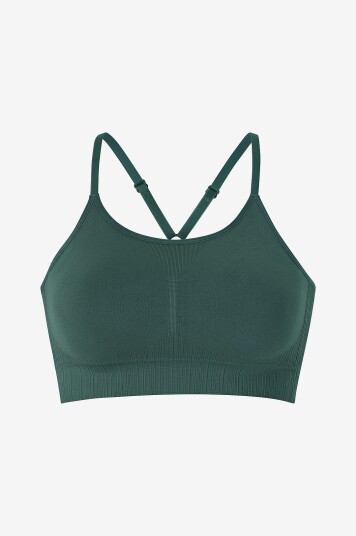 Hummel - Sports-BH hmlMt Define Seamless Padded Bra - Grønn
