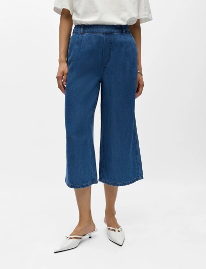 Object Objframe Mw Culotte Pant Noos Blue S Object Objframe Mw Culotte Pant Noos Blue S