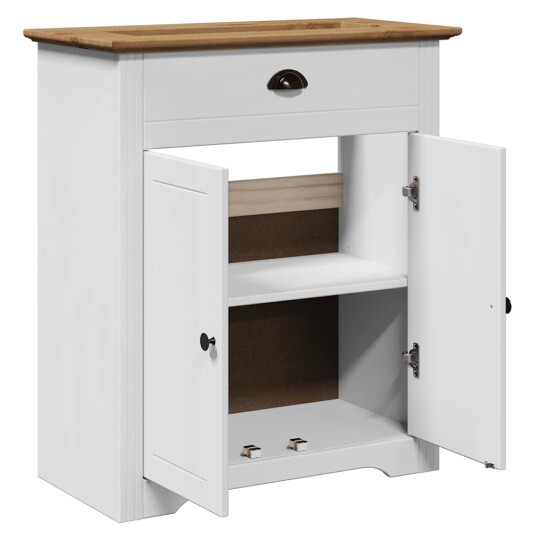 Servantskap BODO hvit og brun 70x35x80 cm 8721158392701 Servantskap BODO hvit og brun 70x35x80 cm 8721158392701