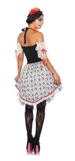 Boland Traciks Sugar Skull Senorita Kostyme LA85557X3X Boland Traciks Sugar Skull Senorita Kostyme LA85557X3X