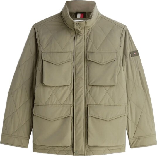 Tommy Hilfiger Packable Quilted Field Jkt Khaki green S