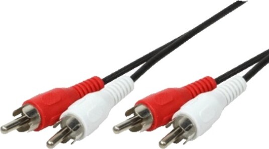 Logilink 2Xrca 2Xrca 5M 2 X Rca Hankjønn 2 X Rca Hankjønn 5 M Sort