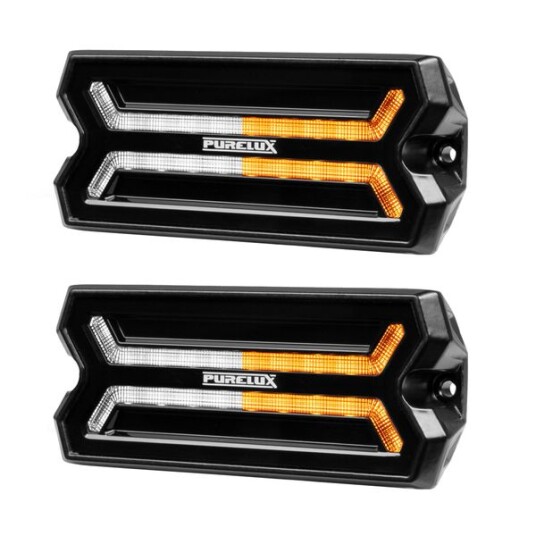Blinklys / Posisjonslys PURELUX Panther Core X 12/24V / 20W / 105 mm 2 stk