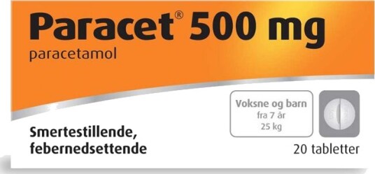 Paracet tab 500mg 20 ENPAC