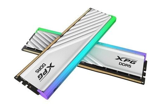A-Data XPG Lancer Blade RGB DDR5-6400 32GB CL32 Dual Channel 2 pcs AMD EXPO & Intel XMP Hvit med RGB A-Data XPG Lancer Blade RGB DDR5-6400 32GB CL32 Dual Channel 2 pcs AMD EXPO & Intel XMP Hvit med RGB