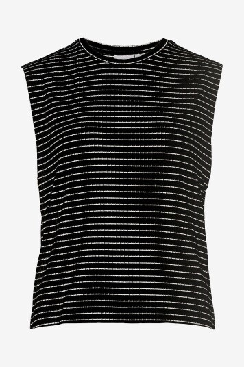 Vila Topp viLumira O neck S/L Top Svart
