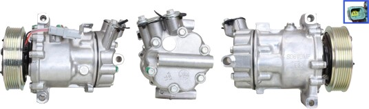 ELSTOCK 51-1461 AC-kompressor ELSTOCK 51-1461 AC-kompressor