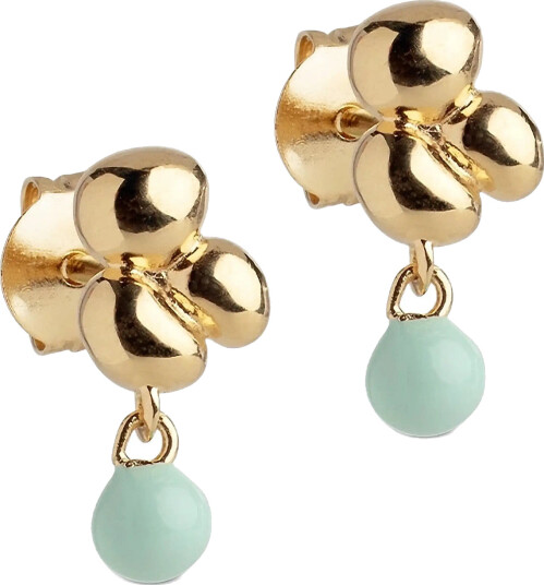 Enamel Copenhagen Earrings Nara Ball Blue ONE SIZE