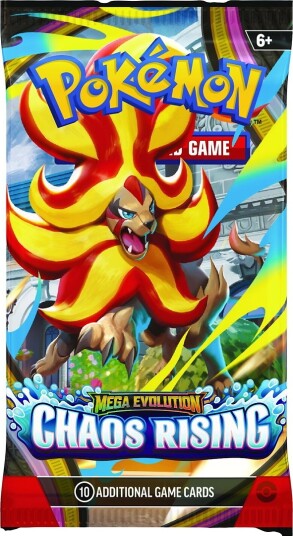 Pokémon Samlekort Boosterpakke Chaos Rising Pokémon OneSize Leketøy Blå Gul Rød Pokémon Samlekort Boosterpakke Chaos Rising Pokémon OneSize Leketøy Blå Gul Rød