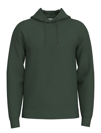 Selected Slhemanuel Soft Hood Sweat Noos - Green - S